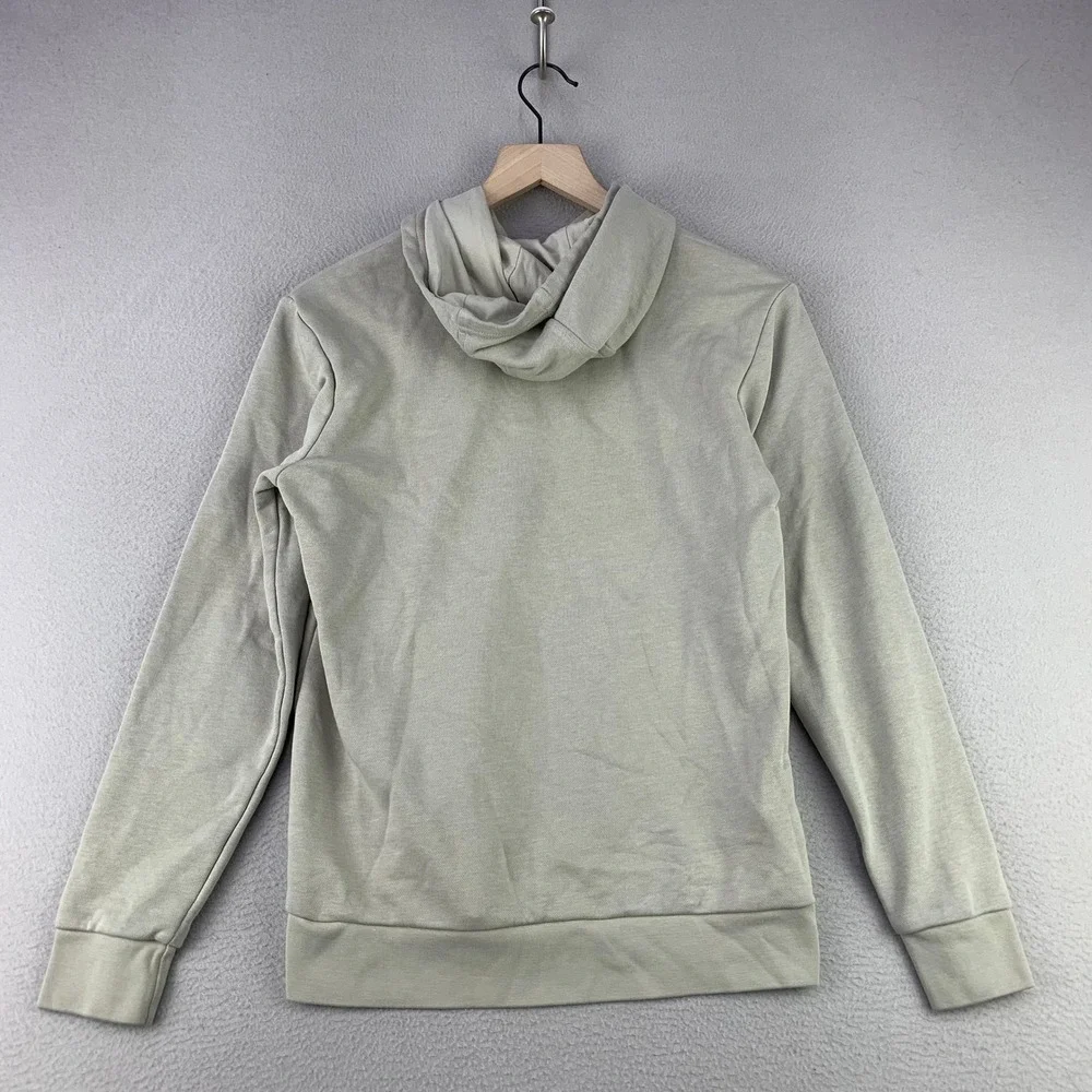 Adidas‎ Trefoil Hoodie Mens Small Beige Classic Sportswear Pullover Sweatshirt